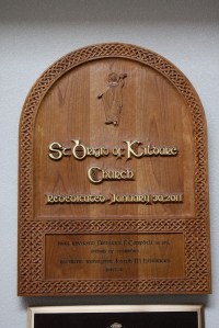 St. Brigid of Kildare Church sign