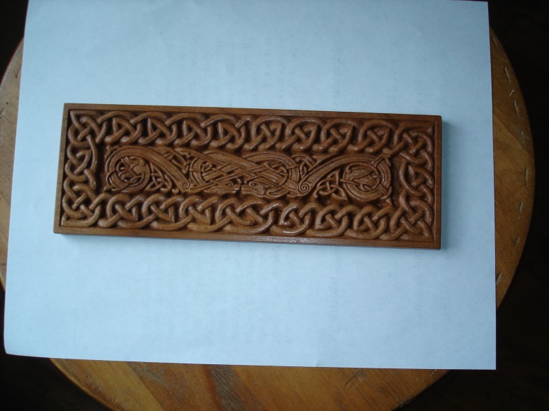 This is a second plaque carved for the League of NH Craftsmen's Craft Center